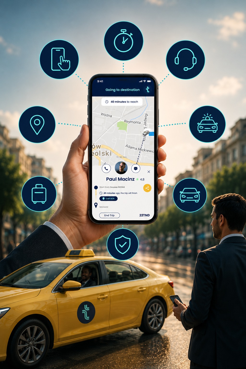 Trust Ride App Interface